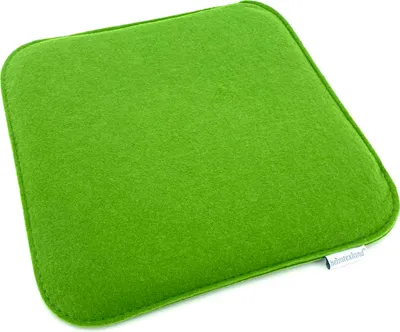 Produktbild von heimtexland ® Sitzkissen Set Filz Stuhlkissen Stuhlauflage Filzkissen Stuhl Polster Kissen Typ631 2er Set 35 x 35 cm Eckig Apfelgrün