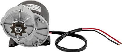 Obrázok produktu pre Motor s prevodovkou pre elektrobicykel – MY1016Z – 12 V – 250 W – 2750 ot./min – 20 A – komutátorový jednosmerný motor – čierny