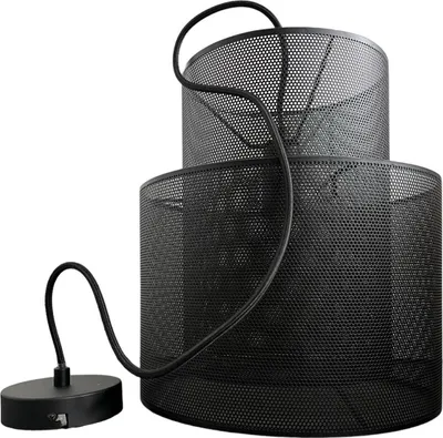 Produktbild von Pendelleuchte Hängelampe Metall in Schwarz, E27 max. 40W Ø 30cm x 120cm