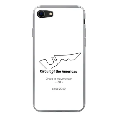 Produktbild von MuchoWow® Handyhülle Schutzhülle Hülle für iPhone SE 2022 Formel 1 - Amerika - Rennstrecke Silikon Softcase Handy Hülle - Schutzhülle