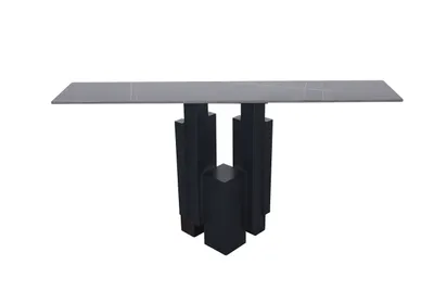 Zdjęcie produktu dla Designerski stolik konsolowy 150 AMARO - czarny