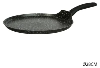 Produktbild von JJA PAN CAKE PAN 28 CM FORG Omelettpfanne, 28 cm max. Durchmesser, Aluminium, Induktionsherd-geeignet, Antihaftbeschichtung