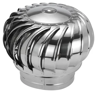 Dachhaube Abluftventilator Edelstahl 9,8 Zoll