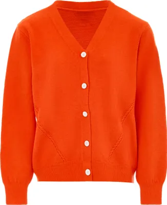 Image de Cardigan YASANNA pour femmes - orange, XS/S
