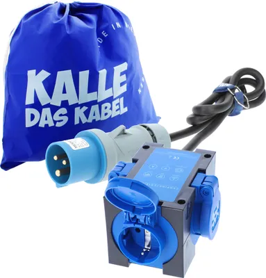 Produktbild von Kalle Adapterkabel CEE 230V 16A 2,5mm² auf Zelt Edition IP44 1,5 Meter
