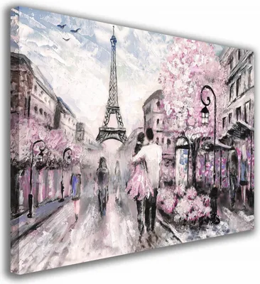 Zdjęcie produktu dla OBRAZ NA PŁÓTNIE 080 Paryż 60x40cm