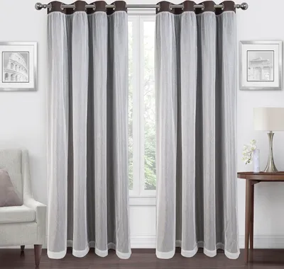 Produktbild von 2 Stück Blickdicht Vorhänge Gardinen 132cm Breite Verdunkelungsvorhang Fenstervorhänge Thermoisolierte Lichtundurchlässig Vorhänge für Wohnzimmer Schlafzimmer (132x213cm, Braun)