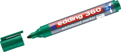 Produktbild von Whiteboardmarker edding 360 nachfüllbar 1,5-3mm grün Packung mit 10 Stück