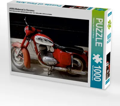 Produktbild von Calvendo JAWA-Motorrad in Havanna 1000 Teile Puzzle quer 640x480mm, von Löwis of Menar Henning; 7364656