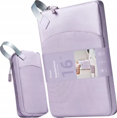 Immagine prodotto di Innostyle Set Borsa Per Laptop 16 Impermeabile + Custodia Per Gadget Viola