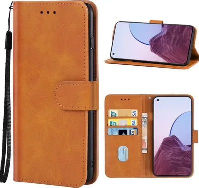 Produktbild von Mobigear Wallet  OPPO Reno 7 Lite Hülle Klapphülle Geldbörse - Braun