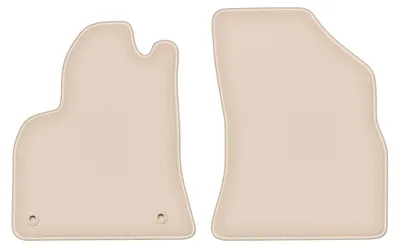 Immagine prodotto di Tappetini anteriori in moquette per Peugeot 5008 I 2009-2017 (crossover) – 2 pezzi, beige, su misura – Wielganizator FORTUNA
