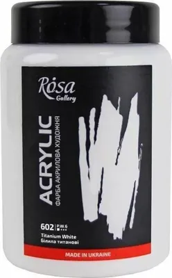 Obrázok produktu pre Rosa Gallery Akrylová farba Titanium White (602) 400 ml 1 ks