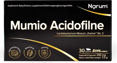 Produktbild von Acidophile Mumio 30 Kapseln NARUM
