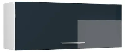 Zdjęcie produktu dla Szafka ścienna Vicco Fame-Line Ciemnoniebieski wysoki połysk/Biały 100 cm, Model 61564