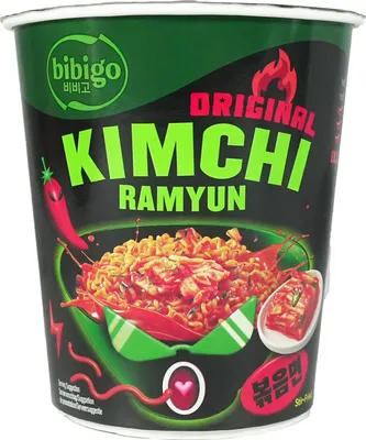 Produktbild von Bibigo Instantnudel Kimchi Original Ramyun Cup 98g