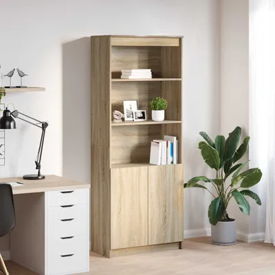 Obrázok produktu pre vidaXL Vysoká doska Sonoma-dub 70x35x180 cm materiál na báze dreva