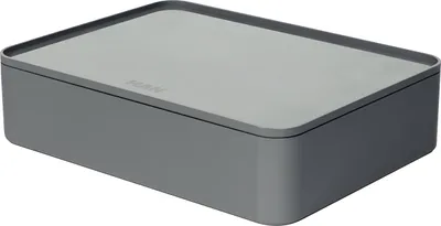 Obrázok produktu pre HAN 1110-19, 1 zásuvka/zásuviek, Akrylonitrilbutadienstyren (ABS), Šedá, 1 kusov, 260 mm, 195 mm