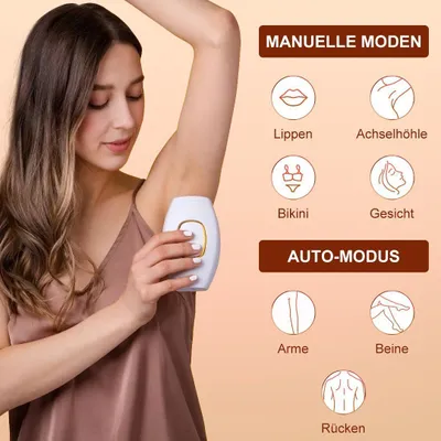 Produktbild von IPL-Haarentferner Dauerhafte Haarentfernungsgerät IPL Hair Laser (2 Modi) für Damen/Herren, 990,000 Lichtimpulse für Gesicht, Achseln, Beine, Bikinizo