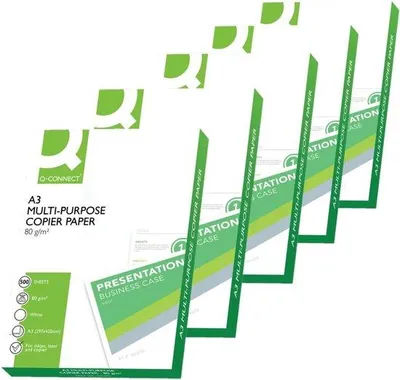 Productafbeelding van Kopieerpapier A3 80g/m Wit - 500 Vel