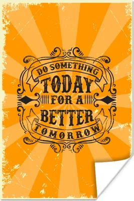 Produktbild von MuchoWow® Poster Jahrgang - Gestaltung - Text 60x90 cm - Wanddekoration