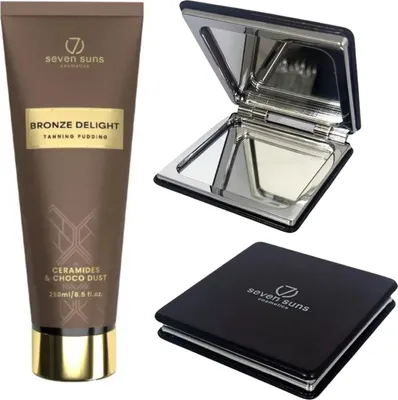 Produktbild von 7suns Bronze Delight Bräunungspudding 250ml + Gratis Doppelspiegel