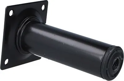 Produktbild von Möbelbein Tischbein Möbelfuss ø30mm rund Schwarz Sofafuss Bettstütze Metall Tischstütze 100mm Höhe