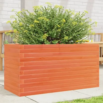 Immagine prodotto di Maison Exclusive - Fioriera Giardino Marrone Cera 90x40x46 cm Legno Massello Pino