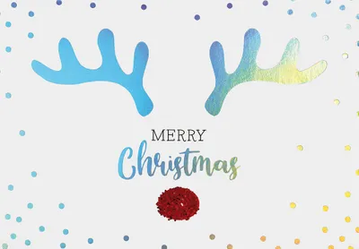 Produktbild von Weihnachten  Bling Bling  Glückwunschkarte im Format 115x17cm mit Umsc