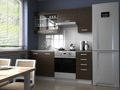 Obrázek produktu pro Kuchyňská linka PAMELA 180x120 - Wenge