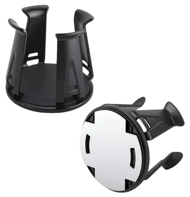 Imagen del producto de 2 portavasos universales para coche, autoadhesivos y multifuncionales