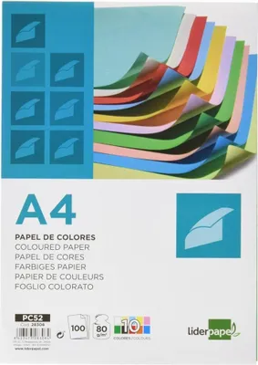Obrázek produktu pro Liderpapel PC52, Sešit s uměleckým papírem, 80 g/m², 100 listy