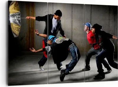 Produktbild von Bild auf Leinwand - Leinwandbild - Gleichgewicht Tänzer springen - 165x110cm - Wand Bild - Wanddeko - Leinwanddruck - Bilder - Kunstdruck - Leinwand bilder - Wandkunst - CE165x110-2126
