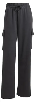 Produktbild von adidas Damen Essentials Linear Fleece Cargo Pants, Black/White, XL