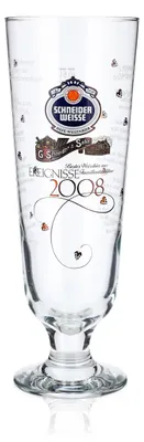 Produktbild von Schneider Weisse Bierglas Sammlerglas 0,5l Pokal Ereignisse 2008  Antikpokal