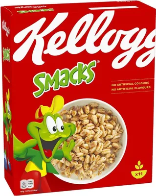 Immagine prodotto di Kelloggs Smacks croccanti cereali dolci per la colazione a base di grano 330g