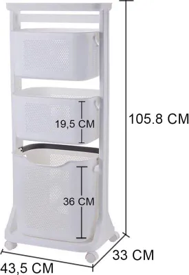 Produktbild von Kinderwagen mit Rädern und 3 Sitzplätzen - räumungsfähig und einklappbar - 2 Basketballdamen - 4 Drehreifen