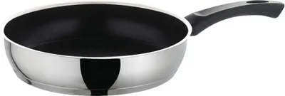 Produktbild von Schulte-Ufer WEGA FRY PAN 64055-20 Bratpfanne, 20 cm max. Durchmesser, Edelstahl, Induktionsherd-geeignet, Antihaftbeschichtung