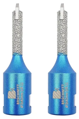 Image de Perceuse à pointe carbure 8x42 mm, lot de 2, pour maçonnerie, retrait de mortier, pierre et béton