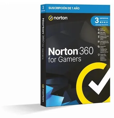 Image de Norton 360 for Gamers, 1 licence, 1 an/années, Base, Support physique