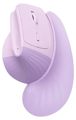 Produktbild von Ergonomische Maus für Große Hände mit Handballenauflage Lila