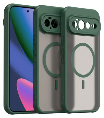 Produktbild von Magsafe Handyhülle für Google Pixel 11 Pro XL Hülle Magnet Case Cover Grün