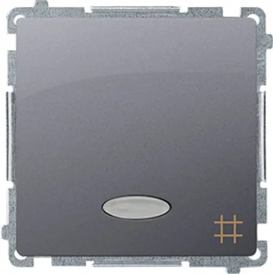 Produktbild von Kontakt-Simon BMW7L.01/21, Kunststoff, Edelstahl, IP20, IP44, 250 V, 10 A, 75 mm
