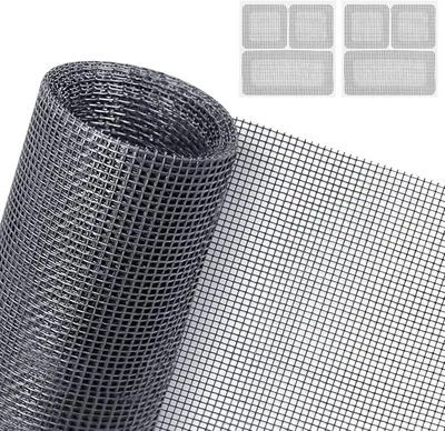 Imagen del producto de Mosquitera autoadhesiva, de 120 x 250 cm, ajustable, para ventanas y puertas