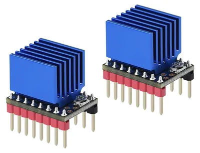 Productafbeelding van 2x Ultra Stille Stappenmotordriver met Koellichaam voor 3D-printers