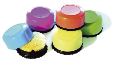 Immagine prodotto di 10x LÄUFER 86190 scatola di spugna rotonda, colori assortiti