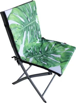 Image de Coussin imperméable pour chaise de jardin TIP avec dossier 80 x 40 x 2,5 cm Galapagos Day