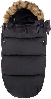 Productafbeelding van Voetenzak 90x45 cm, wintervoetenzak, geschikt voor kinderwagens, sleden, rodelbanen, kinderwagens, met vacht, vijfpunts veiligheidsgordels, strik, waterafstotend