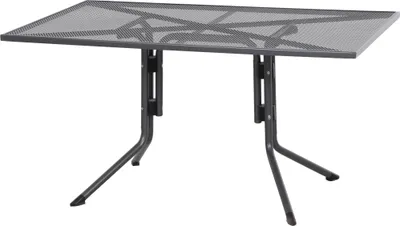 Produktbild von Siena Garden Elda Esstisch, rechteckig, 140x90 cm, matt-anthrazit, Stahl pulverbeschichtet, für 4 Personen