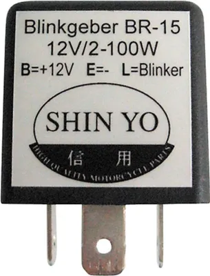 Produktbild von HIGHSIDER smart SY-02 Blinkrelais 3-polig, 12 VDC, 1-100 Watt